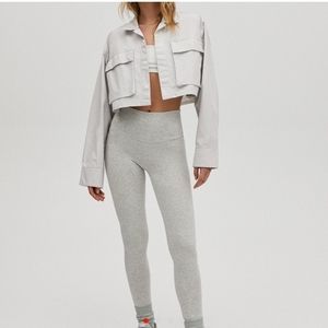 aritzia tna brentwood utility cropped jacket